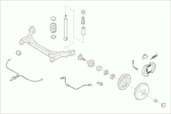 Suspensie roata SEAT-AROSA-RL001 LEMFÖRDER