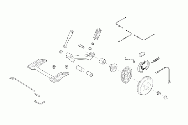 Suspensie roata MERCE-A-KLA-RL001 LEMFÖRDER