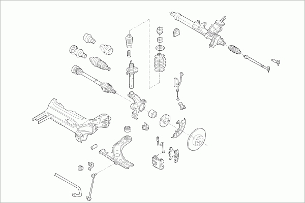 Suspensie roata VW-GOLF-FL068 LEMFÖRDER