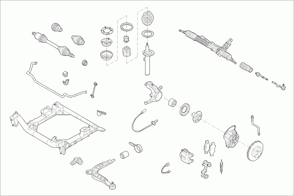 Directie,Suspensie roata BMW-3-FL020 LEMFÖRDER