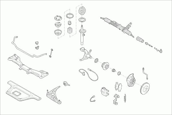 Suspensie roata BMW-3CAB-FL006 LEMFÖRDER