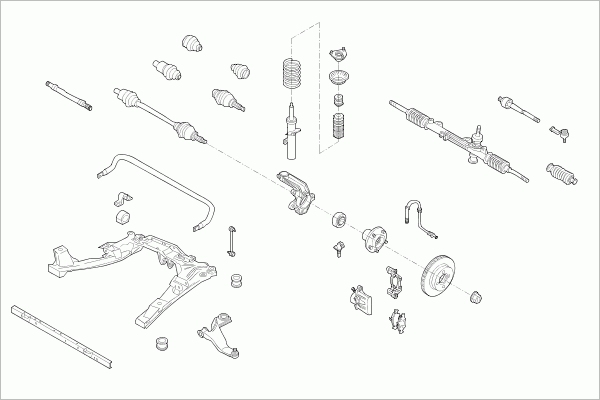 Suspensie roata FORD-MONDE-FL026 LEMFÖRDER