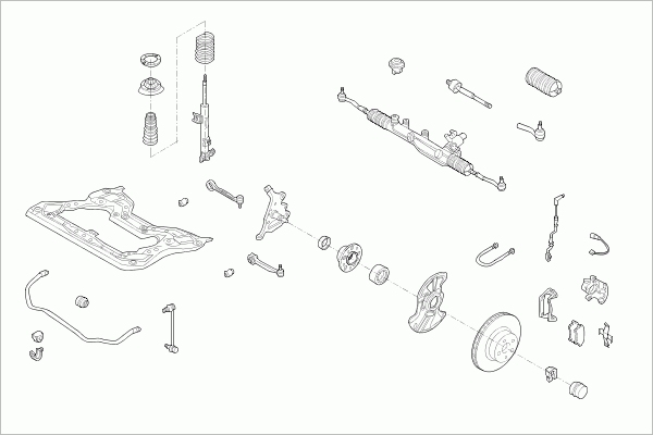 Suspensie roata MERCE-C-KLA-FL024 LEMFÖRDER