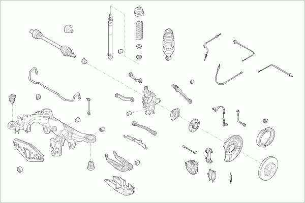 Suspensie roata MERCE-E-KLA-RL033 LEMFÖRDER