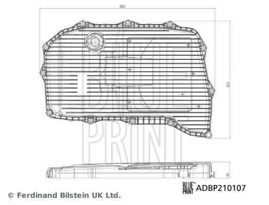 Filtru hidraulic, cutie de viteze automata ADBP210107 BLUE PRINT