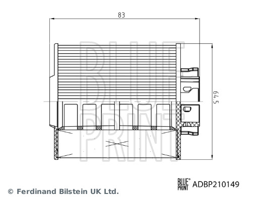 Filtru ulei ADBP210149 BLUE PRINT