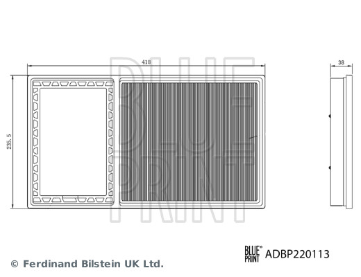Filtru aer ADBP220113 BLUE PRINT