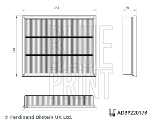 Filtru aer ADBP220178 BLUE PRINT