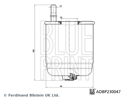 Filtru combustibil ADBP230047 BLUE PRINT