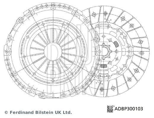 Set ambreiaj ADBP300103 BLUE PRINT