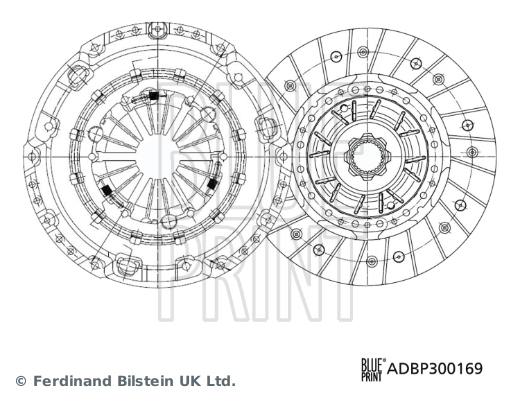 Set ambreiaj ADBP300169 BLUE PRINT