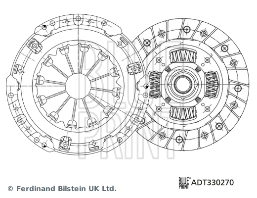 Set ambreiaj ADT330270 BLUE PRINT