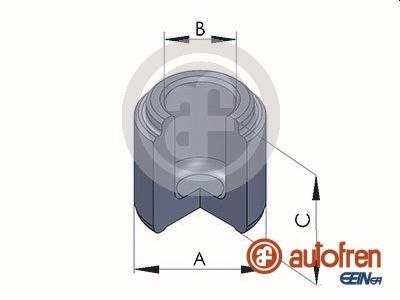 Piston, etrier frana D025118 AUTOFREN SEINSA