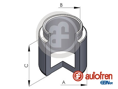 Piston, etrier frana D025128 AUTOFREN SEINSA