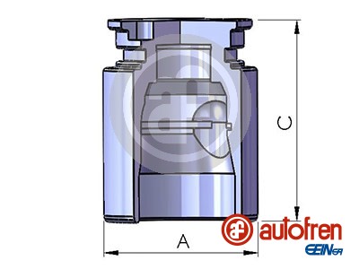 Piston, etrier frana D025221 AUTOFREN SEINSA