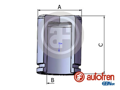 Piston, etrier frana D025226 AUTOFREN SEINSA