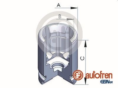 Piston, etrier frana D02526 AUTOFREN SEINSA