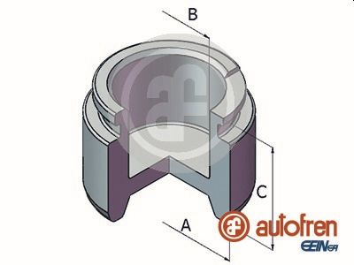 Piston, etrier frana D025318 AUTOFREN SEINSA