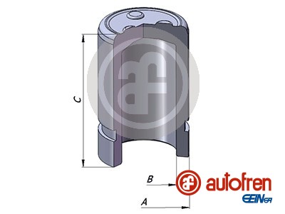 Piston, etrier frana D025342 AUTOFREN SEINSA