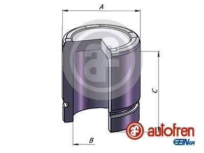 Piston, etrier frana D025357 AUTOFREN SEINSA