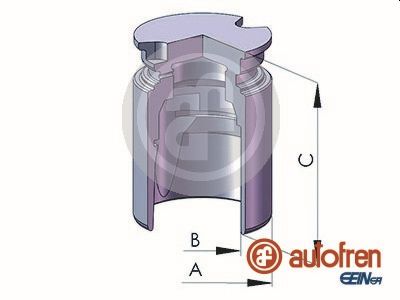 Piston, etrier frana D025363 AUTOFREN SEINSA