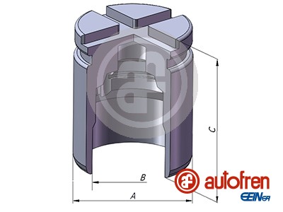 Piston, etrier frana D025472 AUTOFREN SEINSA