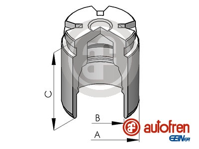 Piston, etrier frana D025530 AUTOFREN SEINSA