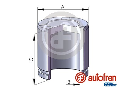 Piston, etrier frana D025533 AUTOFREN SEINSA