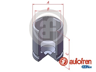 Piston, etrier frana D025543 AUTOFREN SEINSA