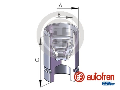 Piston, etrier frana D02589 AUTOFREN SEINSA