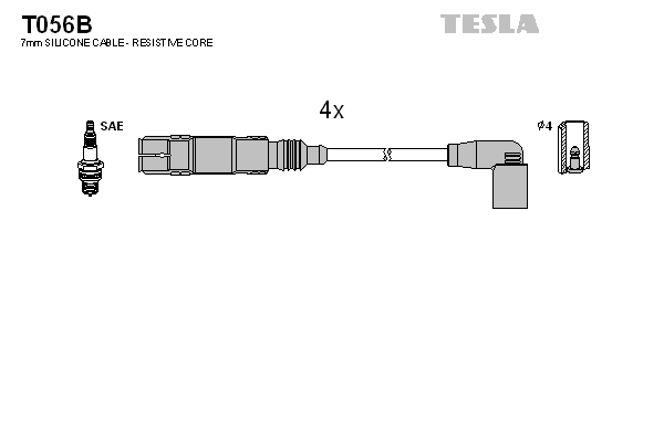 Set cablaj aprinder T056B TESLA