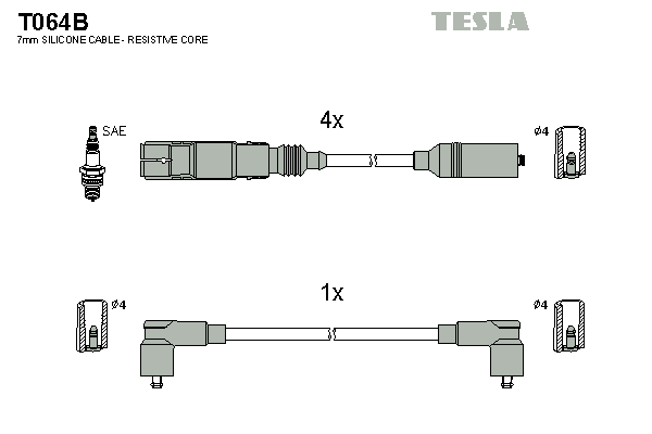 Set cablaj aprinder T064B TESLA