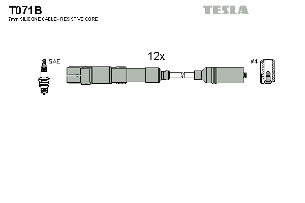 Set cablaj aprinder T071B TESLA