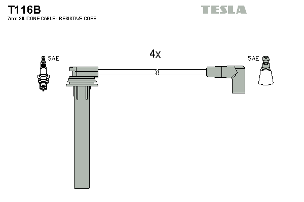 Set cablaj aprinder T116B TESLA