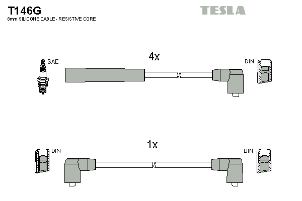 Set cablaj aprinder T146G TESLA