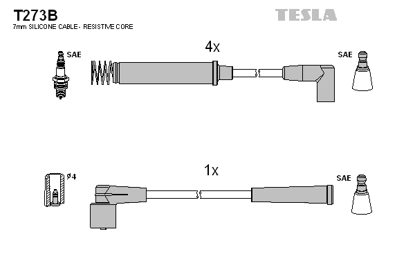 Set cablaj aprinder T273B TESLA