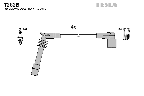 Set cablaj aprinder T282B TESLA