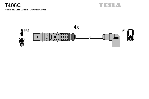 Set cablaj aprinder T406C TESLA