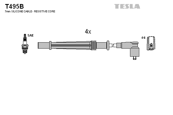 Set cablaj aprinder T495B TESLA