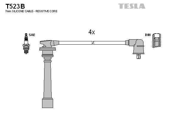 Set cablaj aprinder T523B TESLA