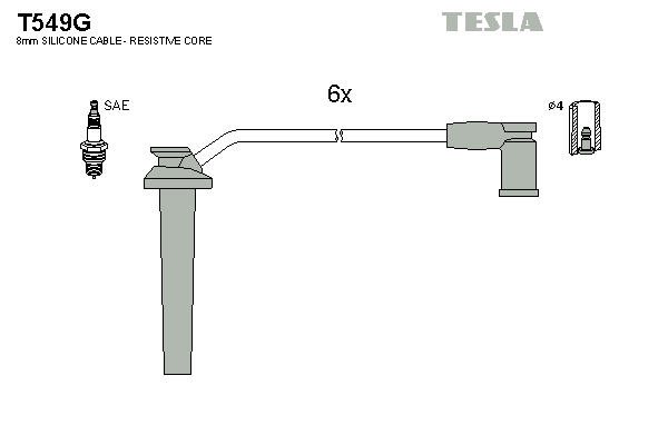 Set cablaj aprinder T549G TESLA