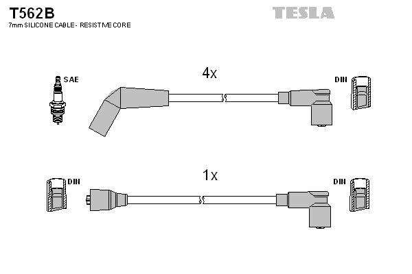 Set cablaj aprinder T562B TESLA