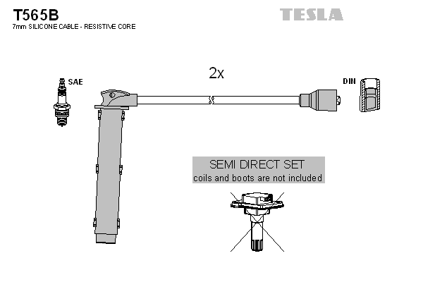 Set cablaj aprinder T565B TESLA