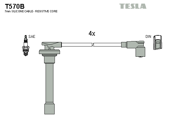 Set cablaj aprinder T570B TESLA