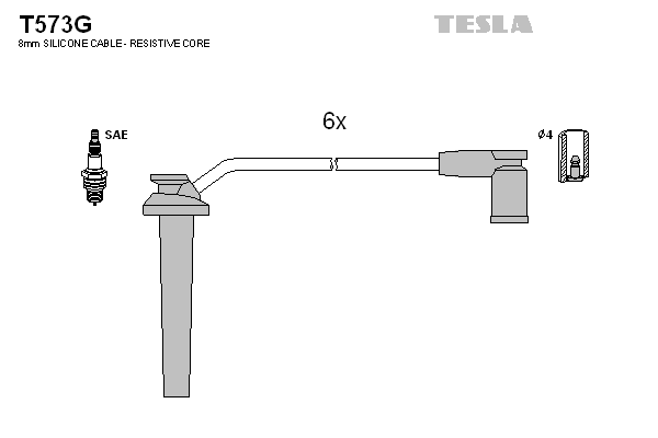 Set cablaj aprinder T573G TESLA