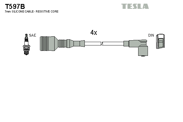 Set cablaj aprinder T597B TESLA