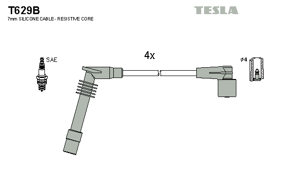 Set cablaj aprinder T629B TESLA