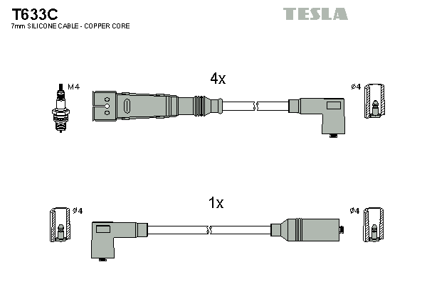 Set cablaj aprinder T633C TESLA