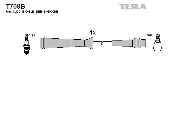 Set cablaj aprinder T708B TESLA