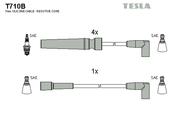 Set cablaj aprinder T710B TESLA